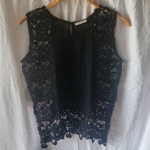 Black lace top